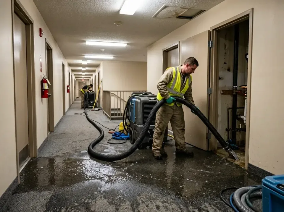 multi-unit-apartment-hallway-f-005 — frequently asked questions, Emergency Burst Pipe Water Extraction & Removal in Fort Wal…